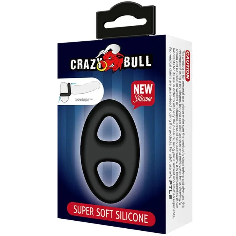 CRAZY BULL - ANILLO SILICONA DOBLE SUPER SUAVE - Nuvica