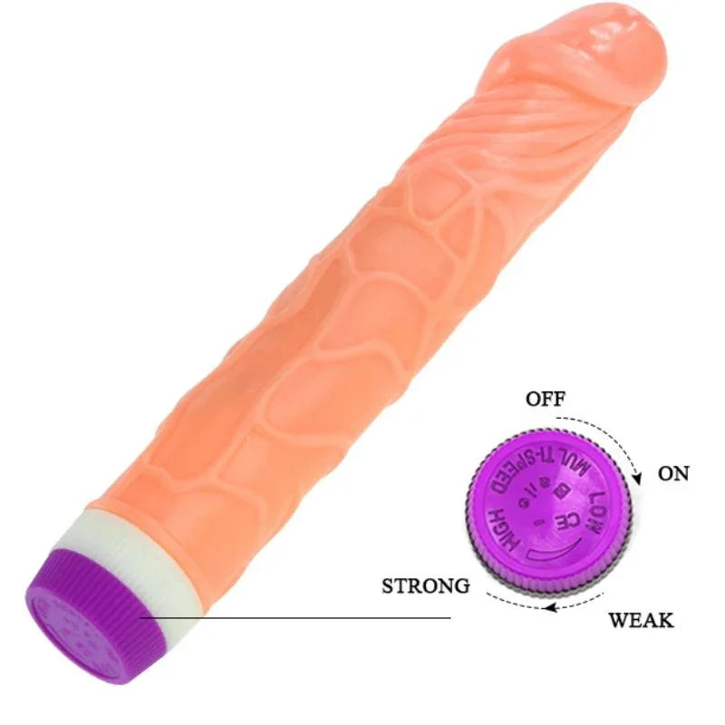 BAILE - WAVES OF PLEASURE REALISTIC VIBRATING 22.5 CM - Nuvica