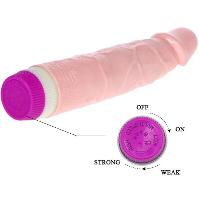 BAILE - VIBRADOR REALÍSTICO PARA PRINCIPIANTES 21.5 CM - Nuvica