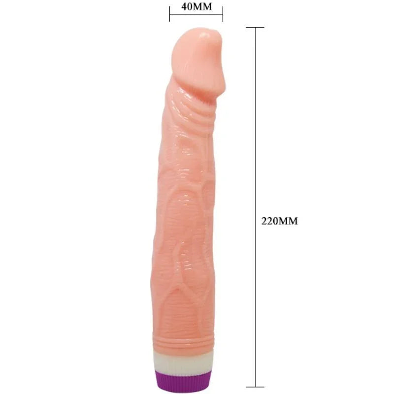 BAILE - VIBRADOR REALÍSTICO NATURAL 22 CM - Nuvica