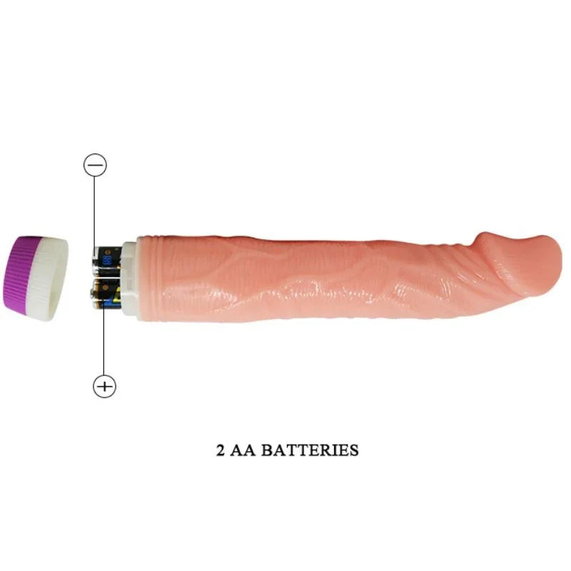 BAILE - VIBRADOR REALÍSTICO NATURAL 22 CM - Nuvica