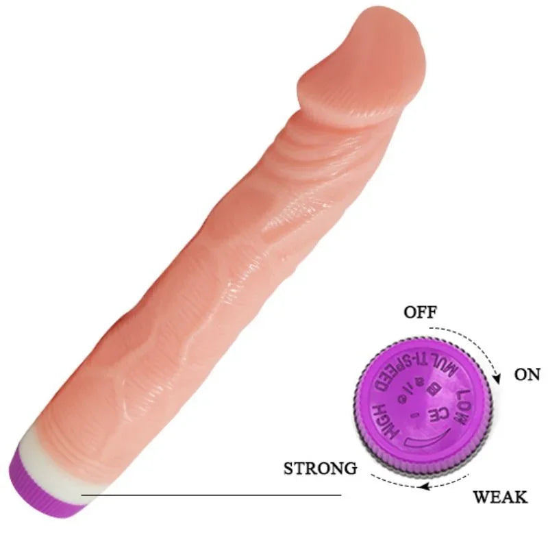 BAILE - VIBRADOR REALÍSTICO NATURAL 22 CM - Nuvica
