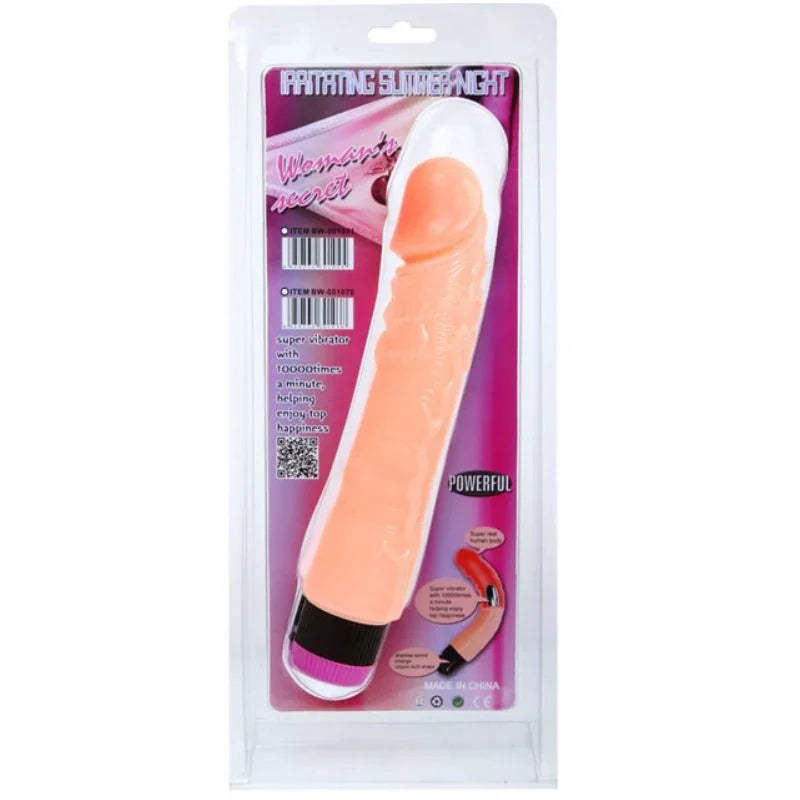 BAILE - VIBRADOR REALÍSTICO FLEXIBLE NATURAL 24 CM - Nuvica