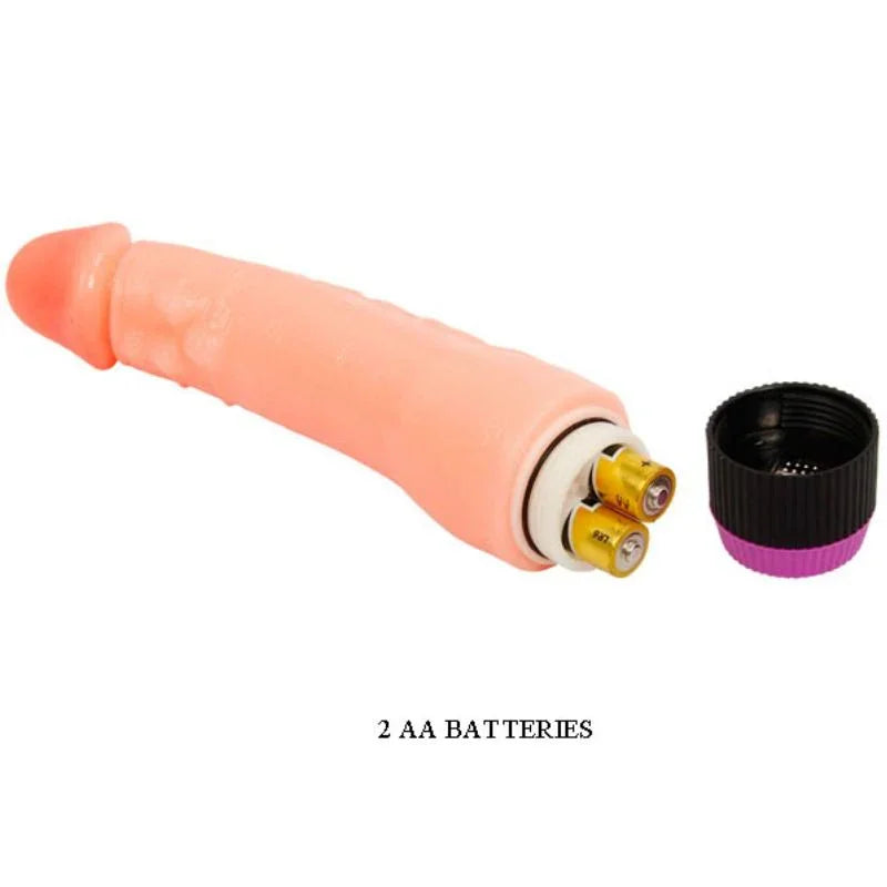 BAILE - VIBRADOR REALÍSTICO FLEXIBLE NATURAL 24 CM - Nuvica