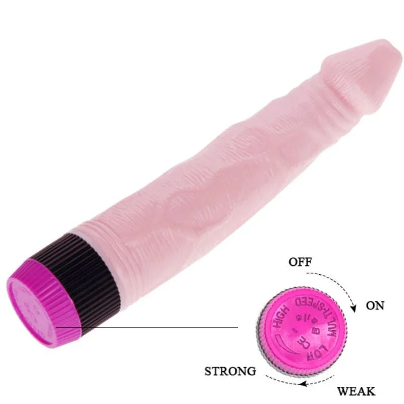 BAILE - ADOUR CLUB VIBRADOR REALÍSTICO 22.5 CM - Nuvica