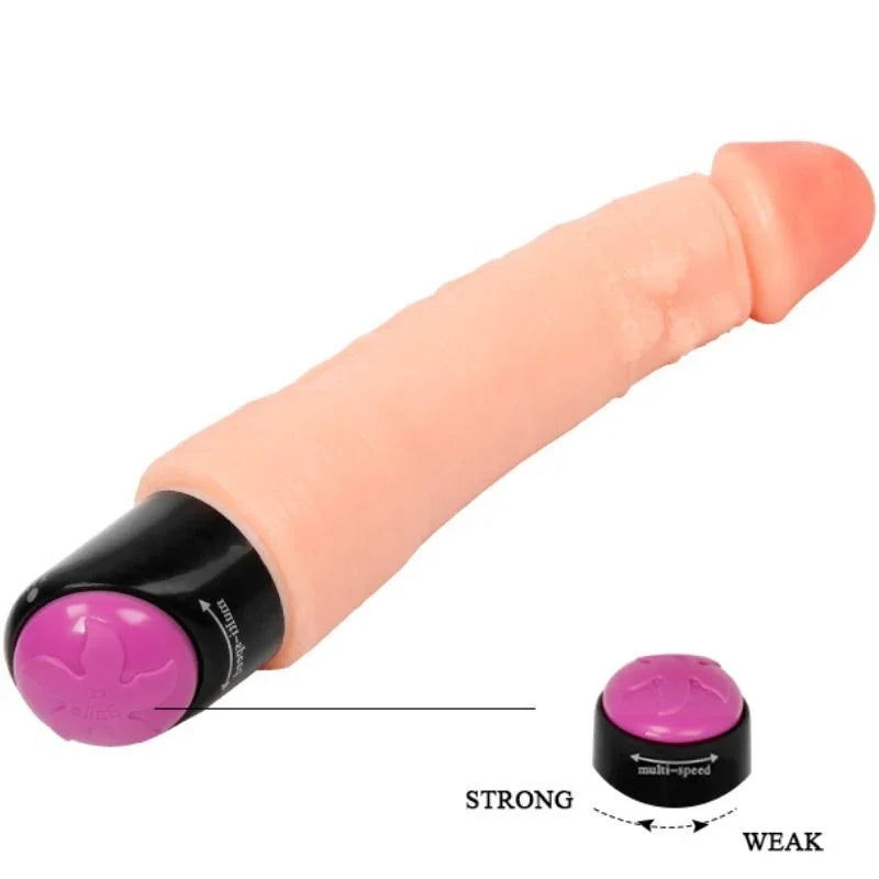 BAILE - VIBRADOR REALÍSTICO FLEXIBLE 25 CM - Nuvica