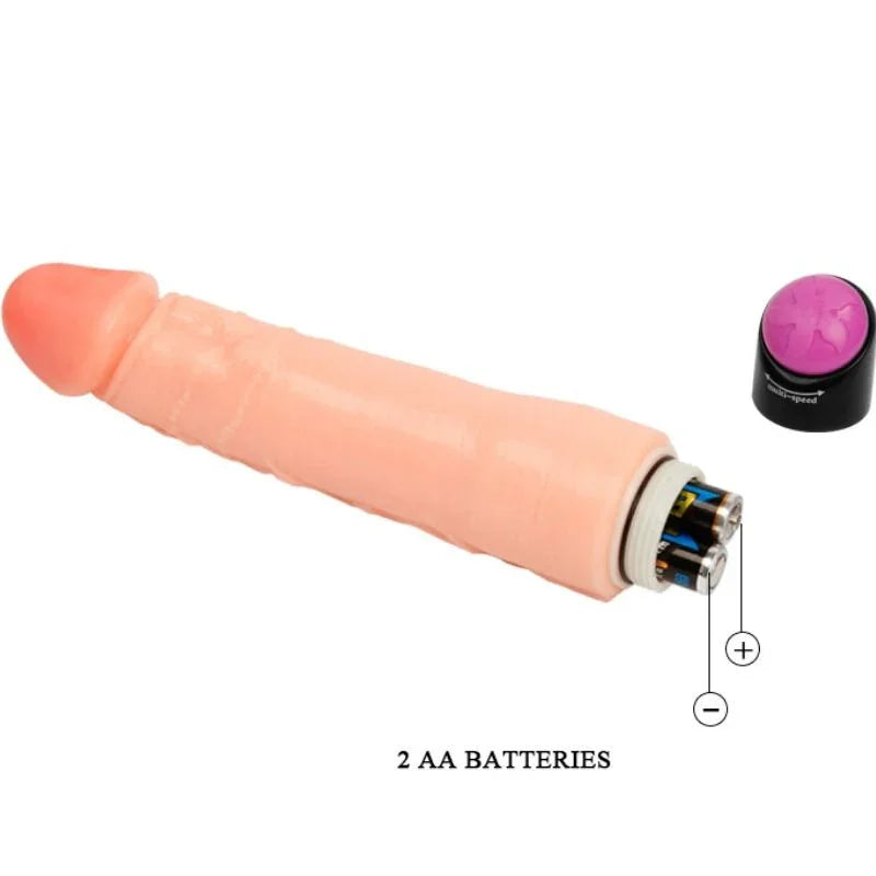 BAILE - VIBRADOR REALÍSTICO FLEXIBLE 25 CM - Nuvica
