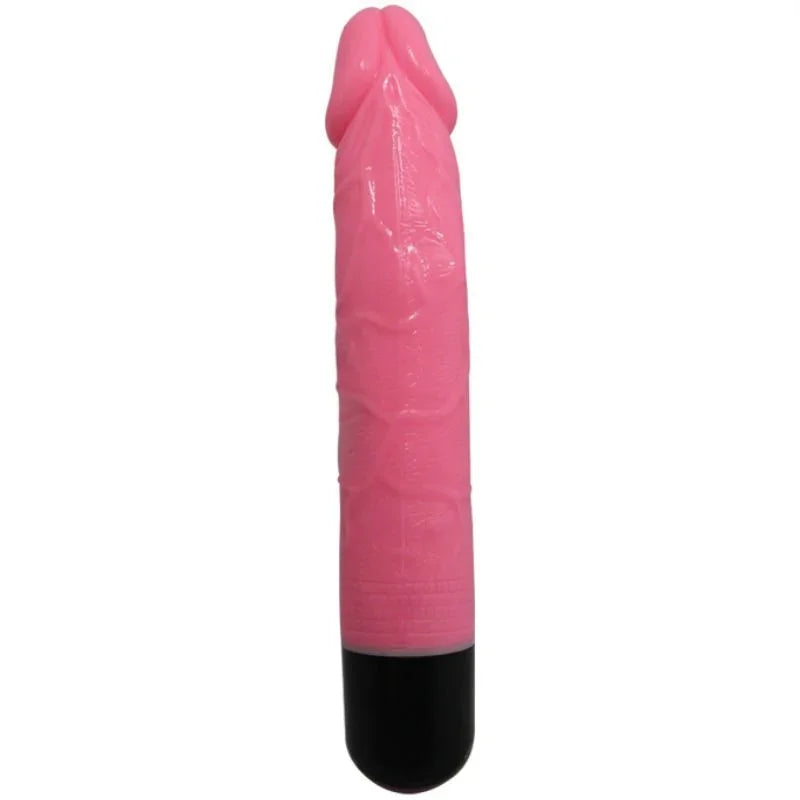 BAILE - COLORFUL SEX VIBRADOR REALÍSTICO ROSA 23 CM - Nuvica
