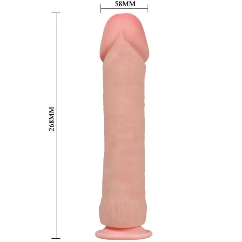 BAILE - THE BIG PENIS DILDO REALÍSTICO NATURAL 26CM - Nuvica