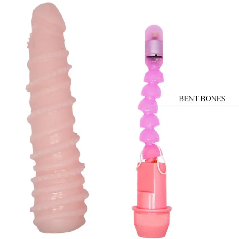 BAILE - FLEXI VIBE SENSUAL VIBRADOR ESPIRAL 19.5 CM - Nuvica