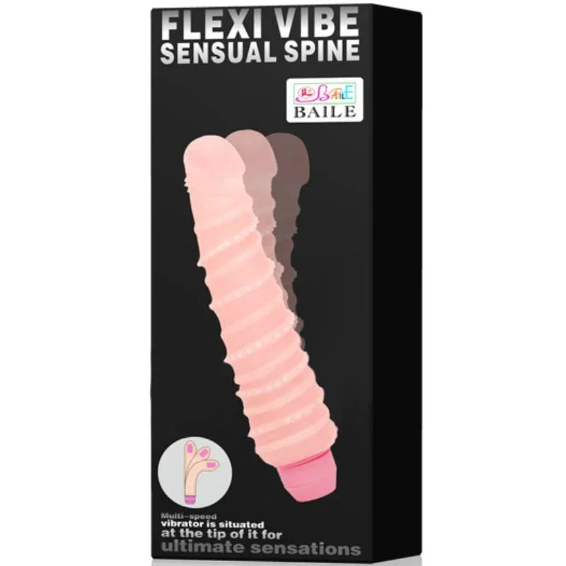 BAILE - FLEXI VIBE SENSUAL VIBRADOR ESPIRAL 19.5 CM - Nuvica