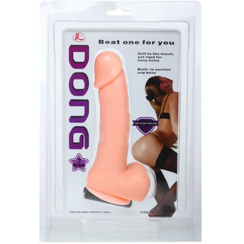 BAILE - DONG DILDO REALÍSTICO VIBRACIÓN Y ROTACIÓN 20 CM - Nuvica