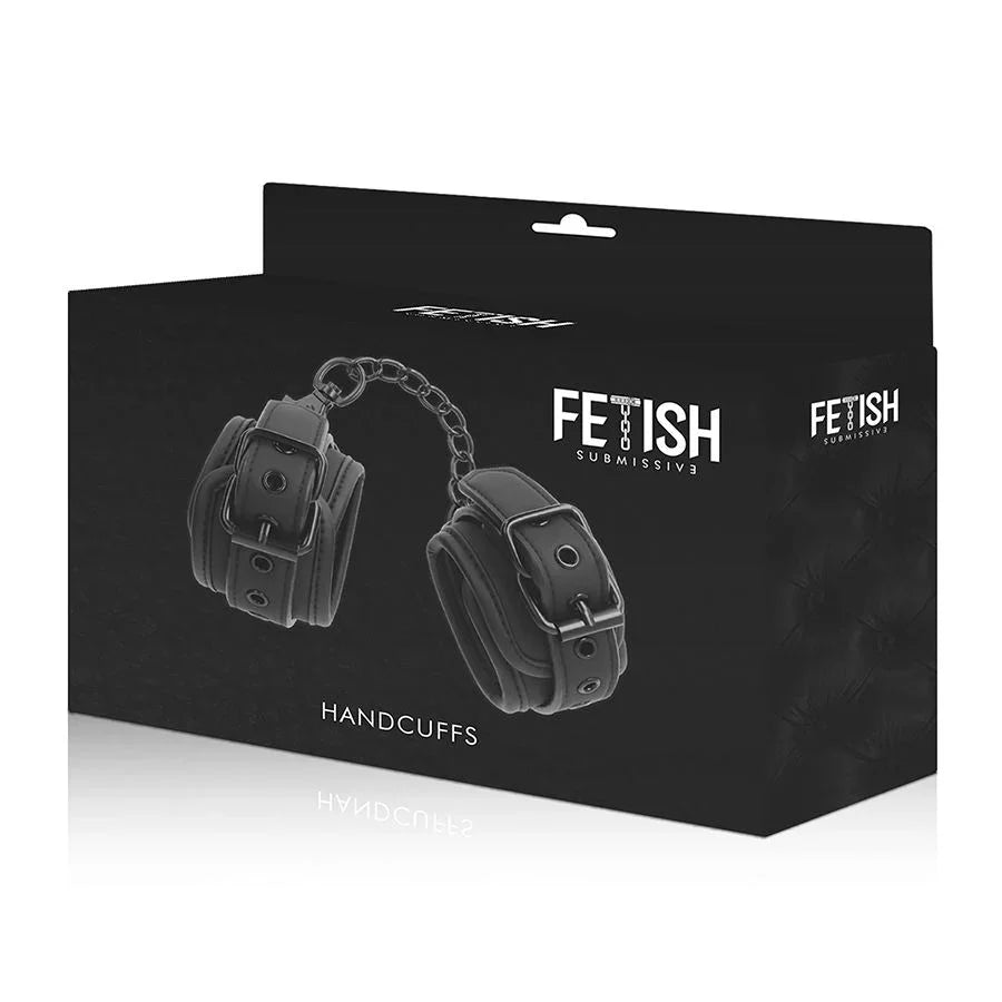 FETISH SUBMISSIVE - ESPOSAS CUERO VEGANO CON FORRO DE NEOPRENO - Nuvica