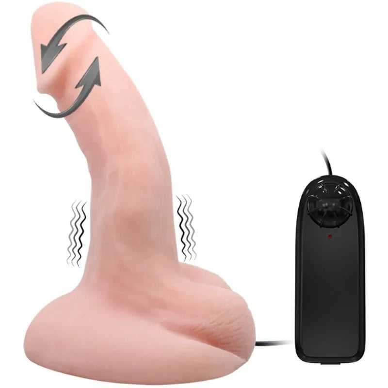BAILE - ARBITRARINESS DILDO FUNCIÓN VIBRACIÓN Y ROTACIÓN - Nuvica