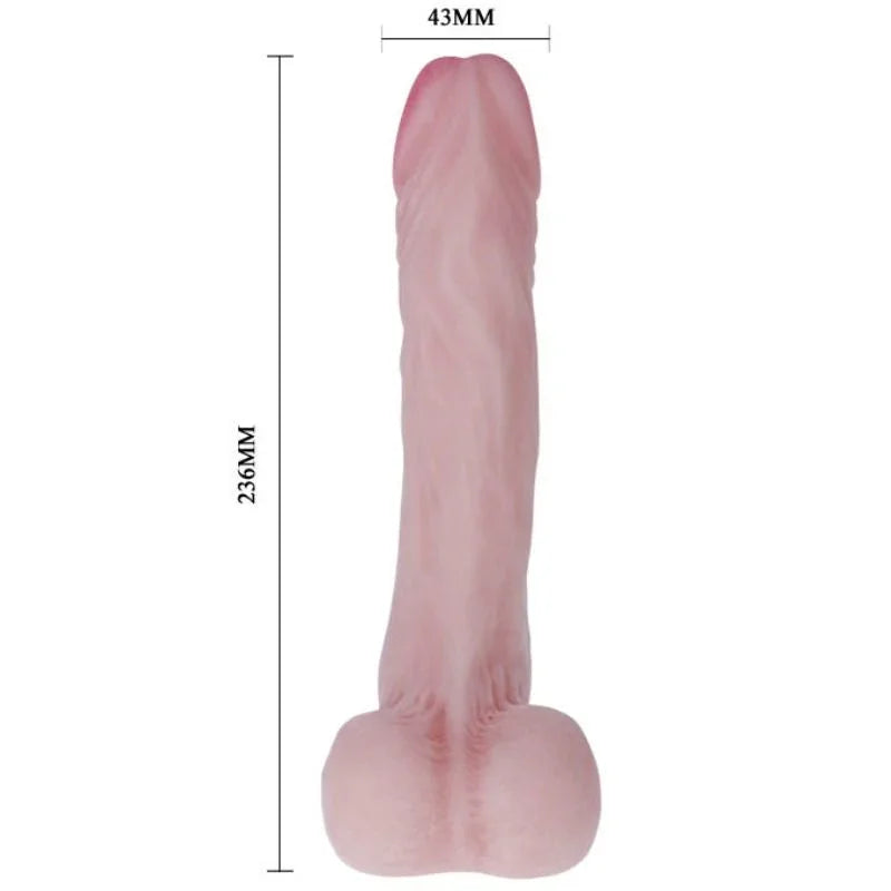 BAILE - COCK DILDO REALÍSTICO NATURAL - Nuvica