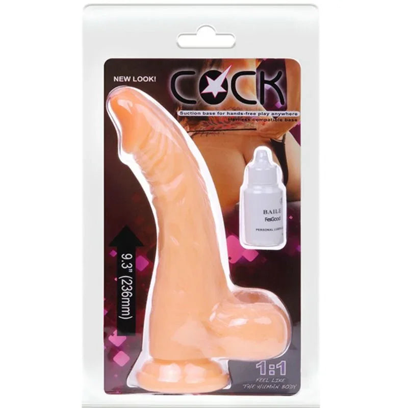 BAILE - COCK DILDO REALÍSTICO CON VIBRACIÓN - Nuvica