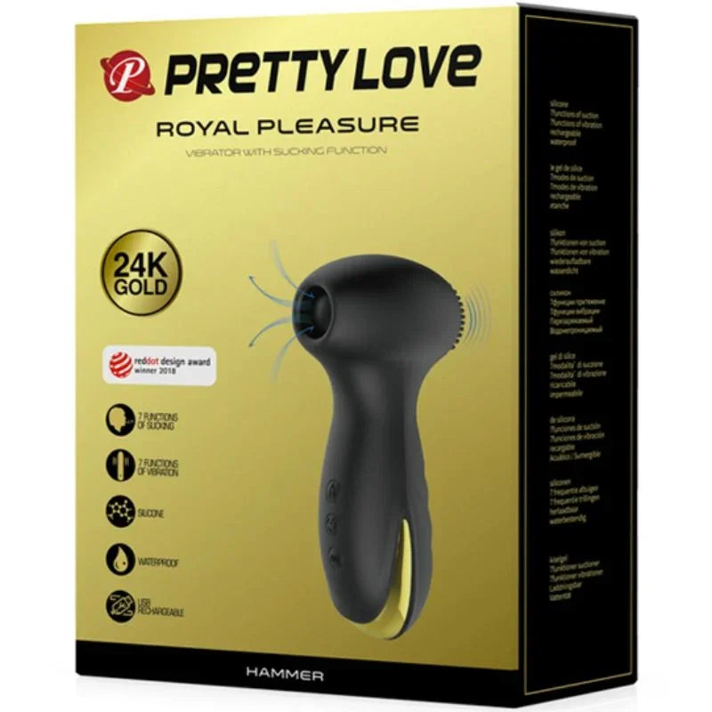 PRETTY LOVE - SMART HAMMER VIBRACIÓN Y ONDAS ESTIMULADORAS - Nuvica