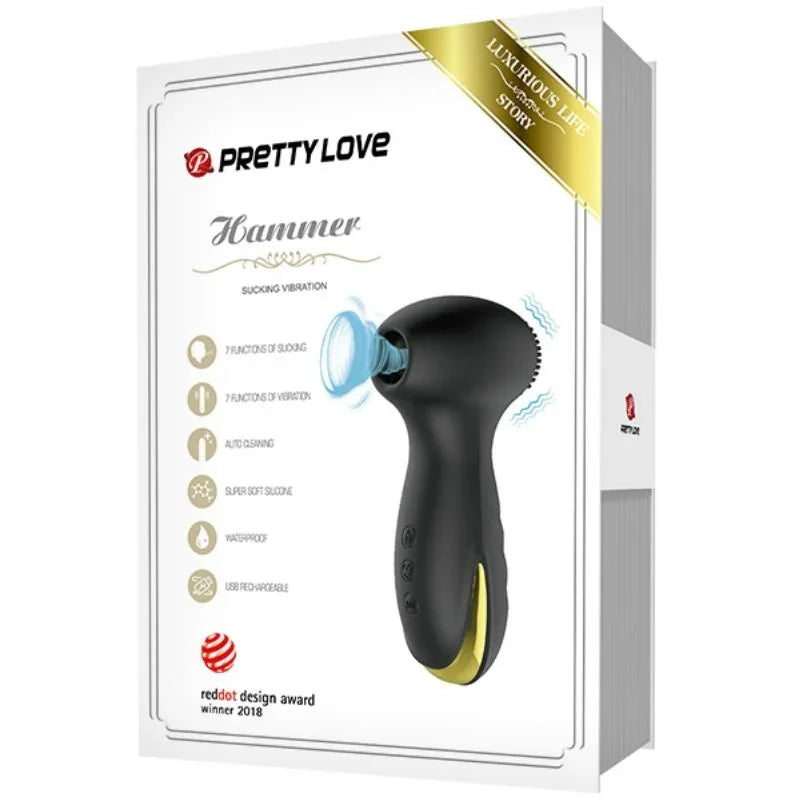 PRETTY LOVE - SMART HAMMER VIBRACIÓN Y ONDAS ESTIMULADORAS - Nuvica