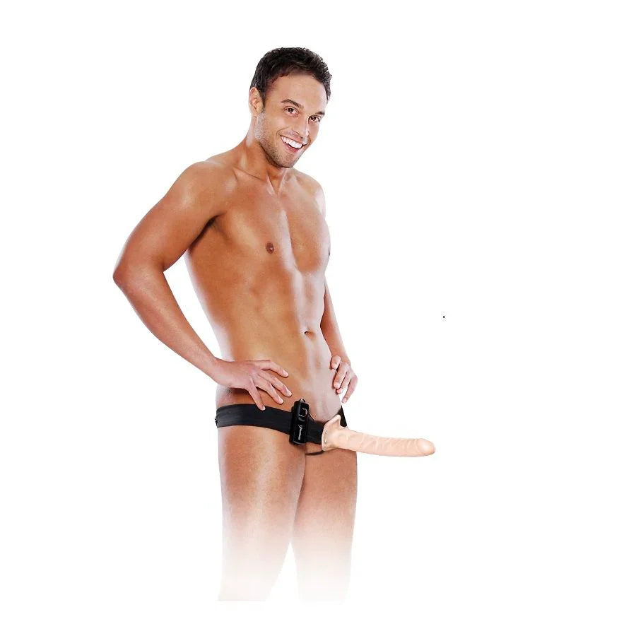 FETISH FANTASY SERIES - ARNÉS HUECO AJUSTABLE NATURAL 23.6 CM C/V - Nuvica