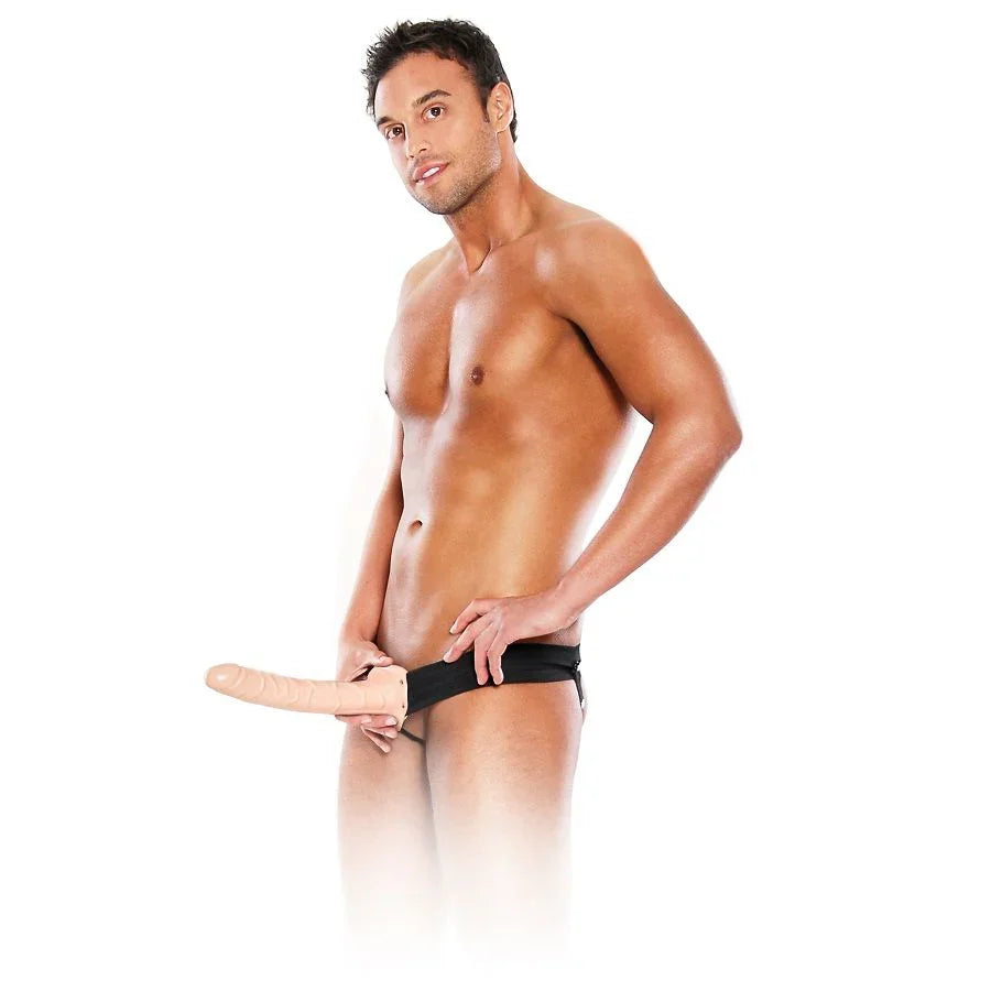 FETISH FANTASY SERIES - ARNÉS HUECO AJUSTABLE NATURAL 25.4 CM - Nuvica