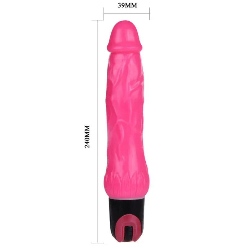 BAILE - VIBRATOR DAAPLY PLEASURE MULTIVELOCIDAD ROSA - Nuvica