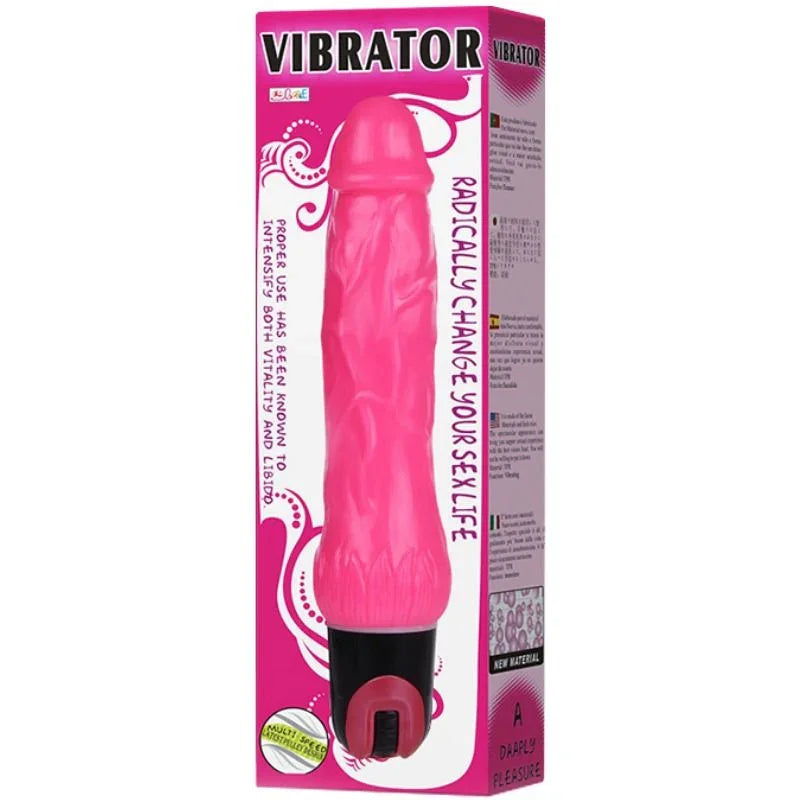 BAILE - VIBRATOR DAAPLY PLEASURE MULTIVELOCIDAD ROSA - Nuvica