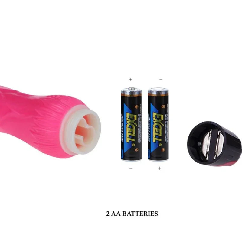 BAILE - VIBRATOR DAAPLY PLEASURE MULTIVELOCIDAD ROSA - Nuvica