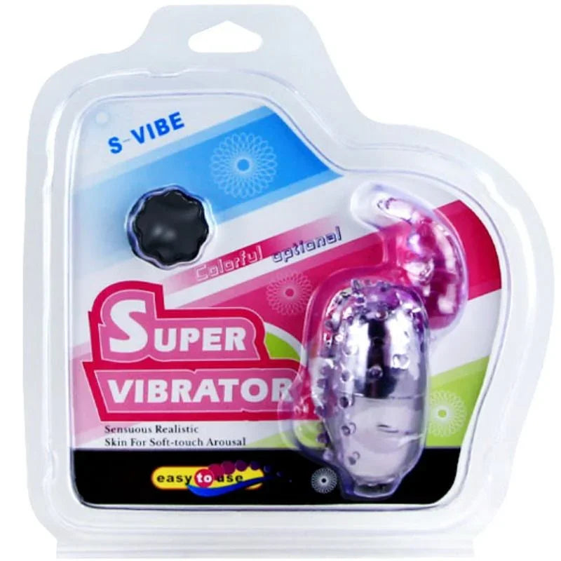 BAILE - SUPER VIBRATOR HUEVO VIBRADOR CON ESTIMULADOR - Nuvica