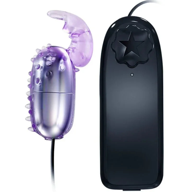BAILE - SUPER VIBRATOR HUEVO VIBRADOR CON ESTIMULADOR - Nuvica