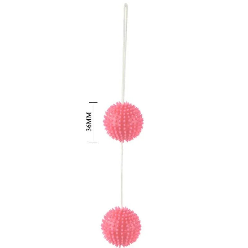 BAILE - A DEEPLY PLEASURE BOLAS TEXTURADAS ROSA 3.6 CM - Nuvica