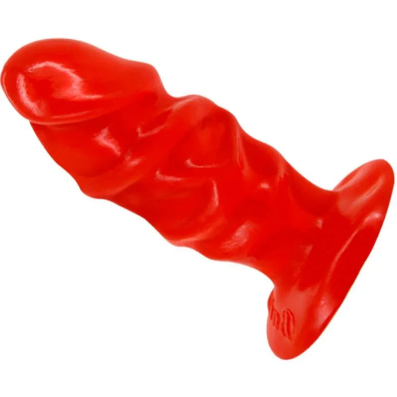 BAILE - PLUG ANAL UNISEX CON VENTOSA ROJO - Nuvica