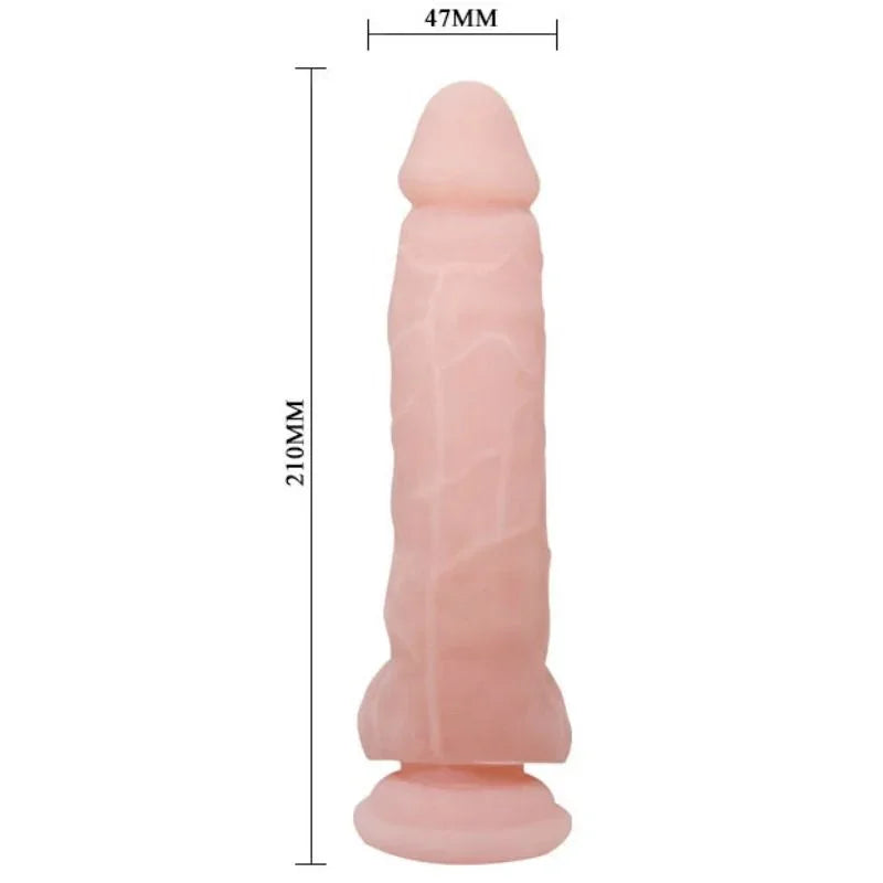 BAILE - SUPER DILDO REALÍSTICO NATURAL - Nuvica