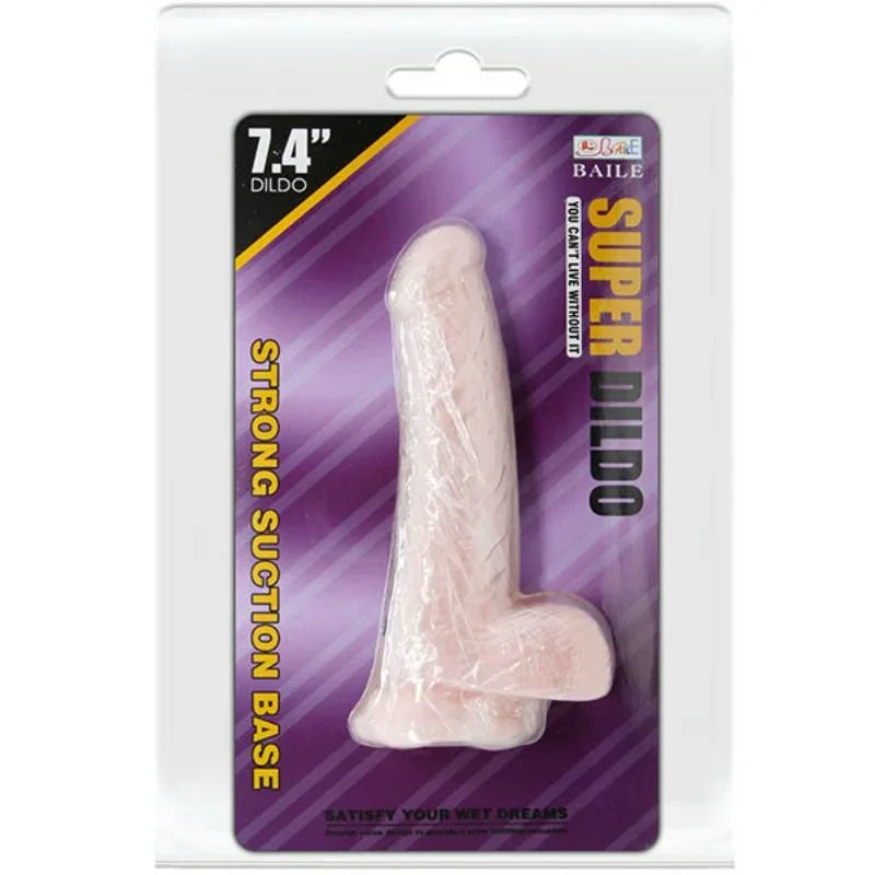 BAILE - SUPER DILDO REALÍSTICO NATURAL 18.8 CM - Nuvica
