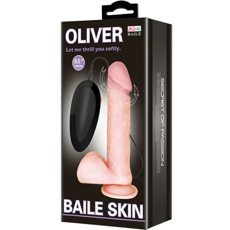 BAILE - VIBRADOR REALÍSTICO OLIVER CON FUNCION ROTACIÓN - Nuvica