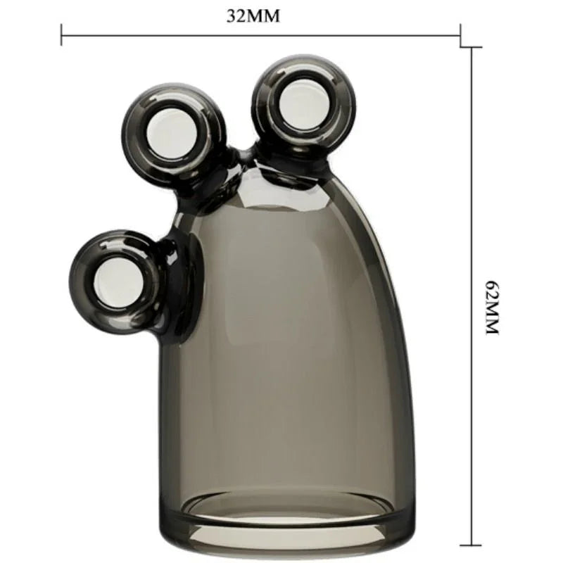 BAILE - FUNDA VIBRADORA VIBRATING CRYSTAL CAP II - Nuvica