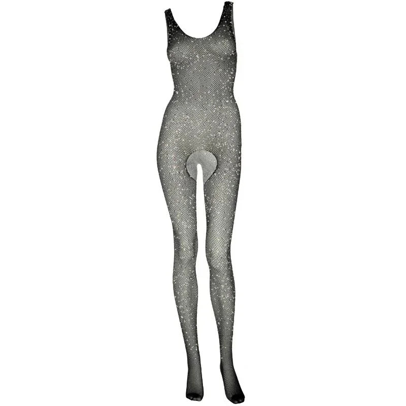 LEG AVENUE - BODYSTOCKING CON ABERTURA Y BRILLANTES T.U - Nuvica