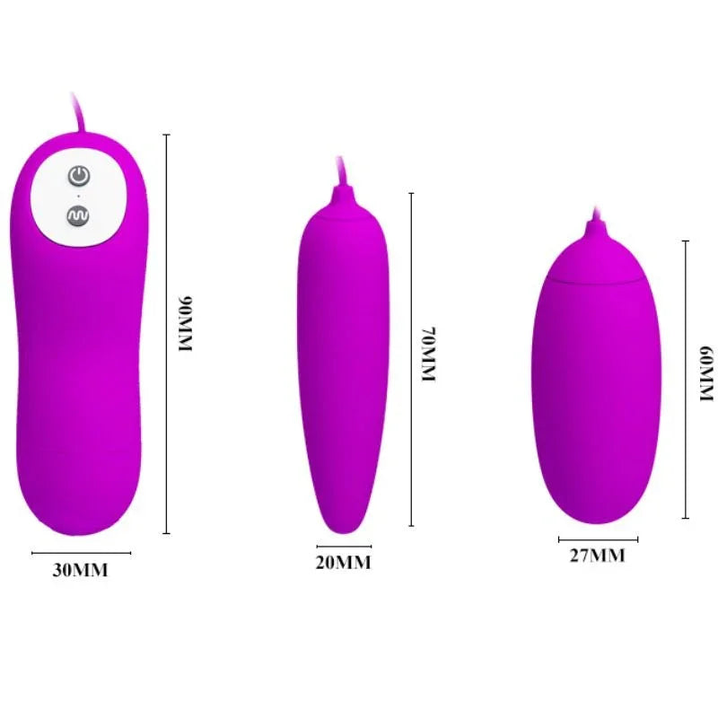 PRETTY LOVE - IRMA HUEVO VIBRADOR DOBLE - Nuvica