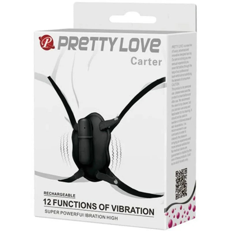 PRETTY LOVE - STRAP ON CON BALA VIBRADORA CARTER - Nuvica