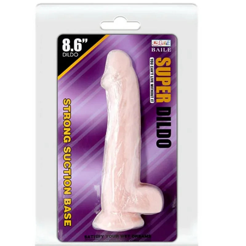 BAILE - SUPER DILDO REALÍSTICO 22 CM - Nuvica