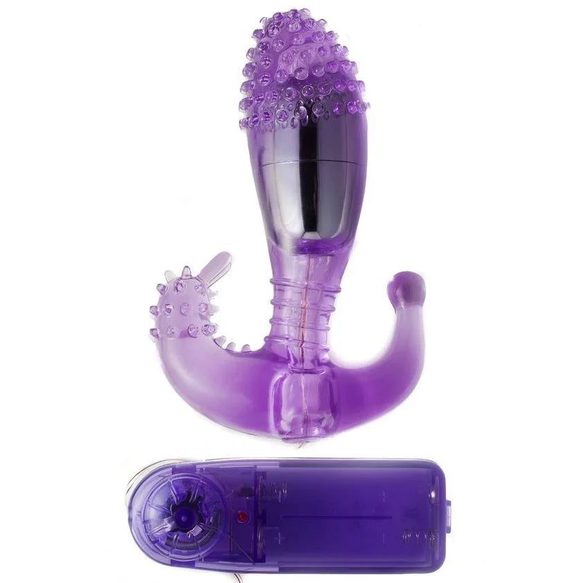 BAILE - ESTIMULADOR LILA VAGINAL Y ANAL CON VIBRACIÓN - Nuvica