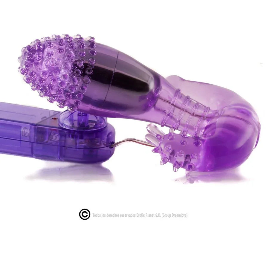 BAILE - ESTIMULADOR LILA VAGINAL Y ANAL CON VIBRACIÓN - Nuvica