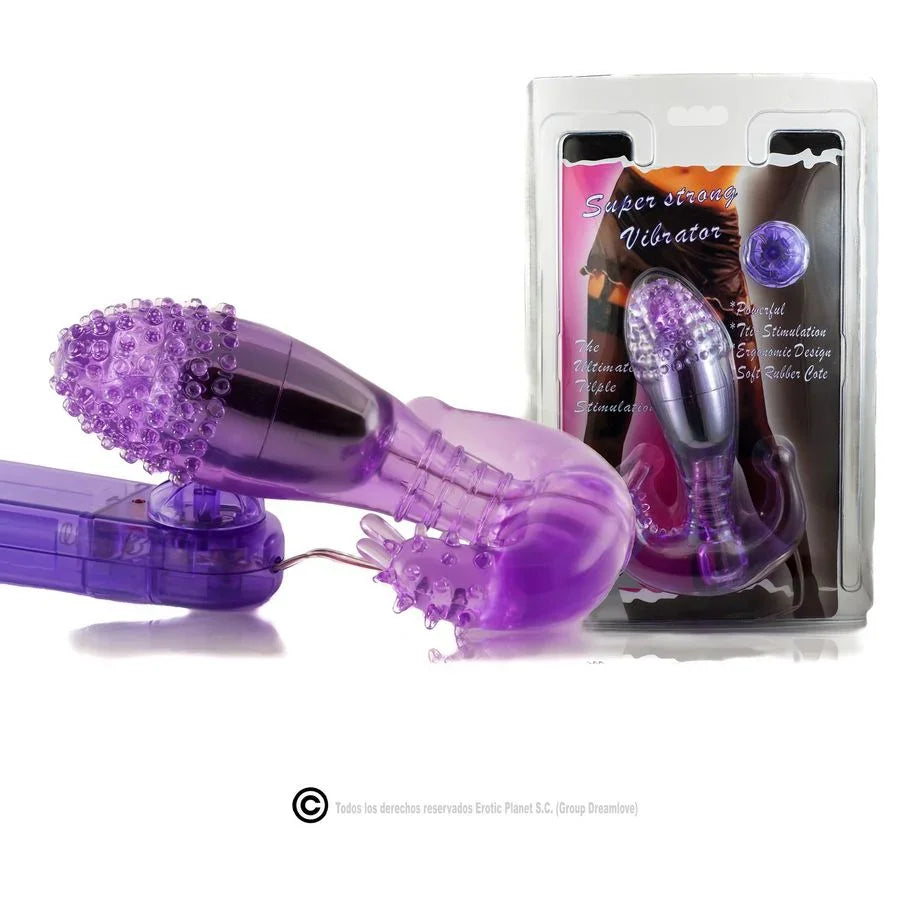 BAILE - ESTIMULADOR LILA VAGINAL Y ANAL CON VIBRACIÓN - Nuvica