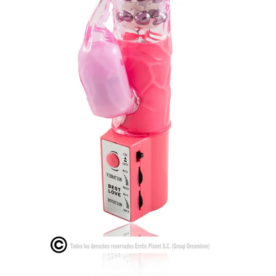 BAILE - ROTADOR RABBIT ROSA SUPERESTIMULADOR - Nuvica
