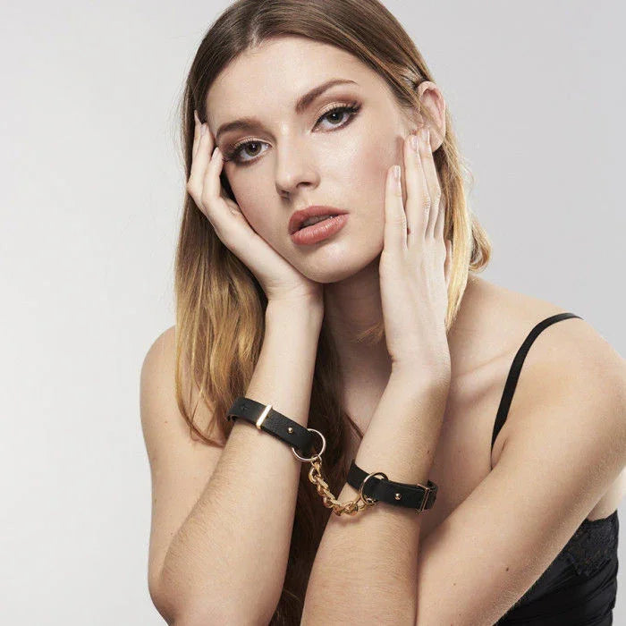 BIJOUX - INDISCRETS MAZE ESPOSAS BRAZALETES NEGRO - Nuvica
