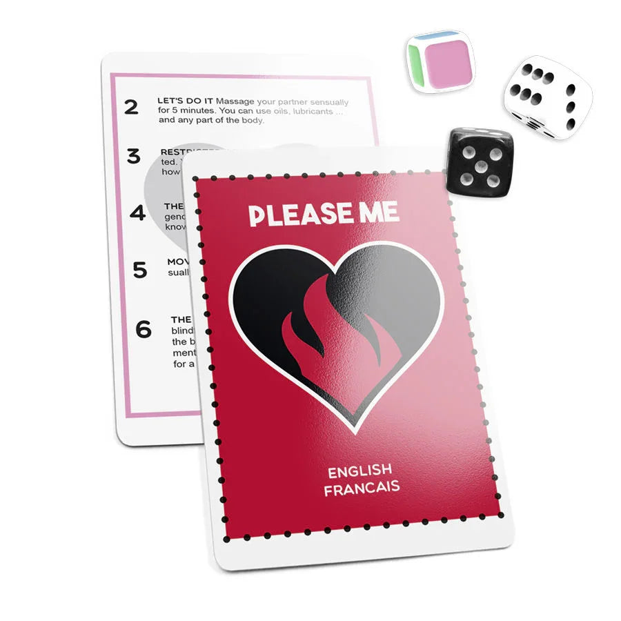 ARIA - PLEASE ME PLAY CARTAS + 3 DADOS - Nuvica