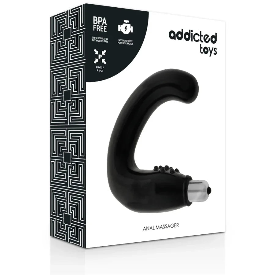 ADDICTED TOYS - ANAL MASSAGER NEGRO - Nuvica