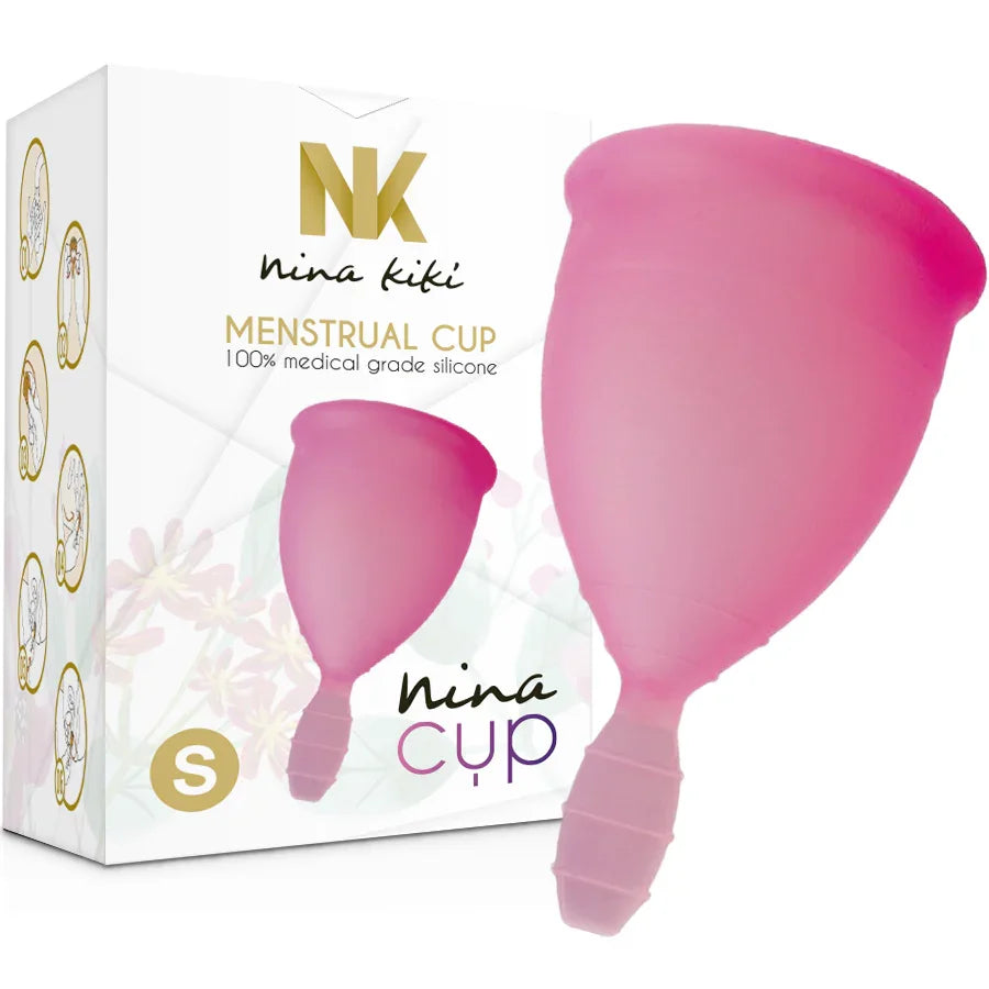NINA KIKÍ - COPA MENSTRUAL ROSA - TALLA S - Nuvica