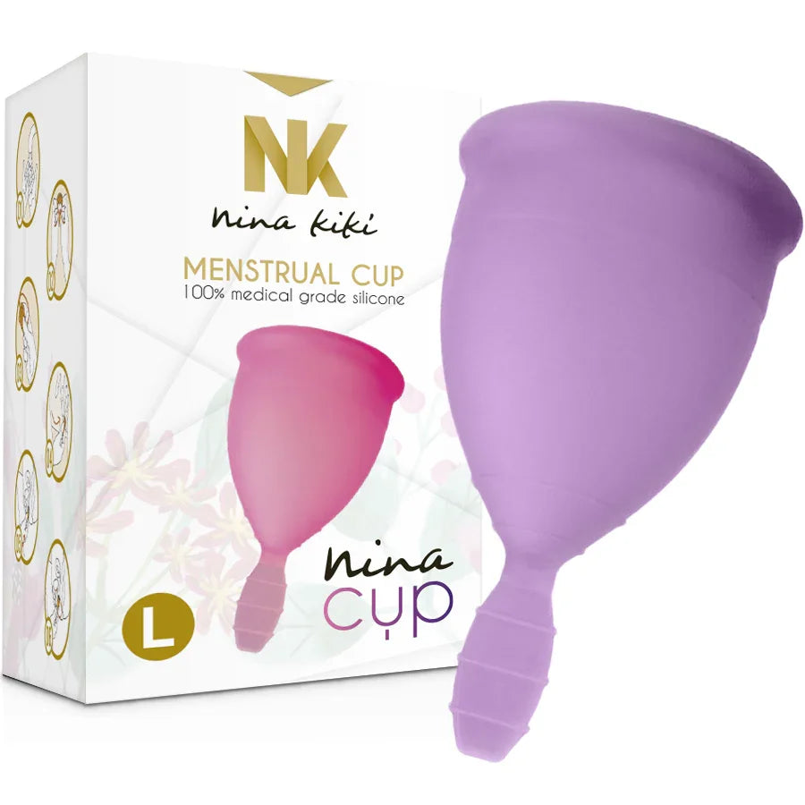 NINA KIKÍ - COPA MENSTRUAL LILA - TALLA L - Nuvica