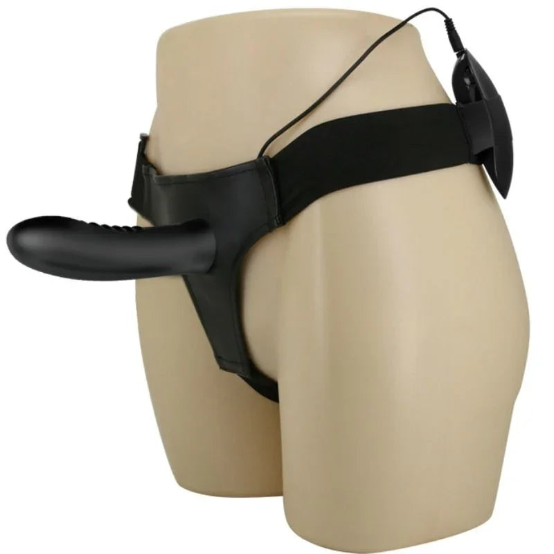 PRETTY LOVE - MYRON STRAP ON CON VIBRACIÓN Y DILDO HUECO - Nuvica