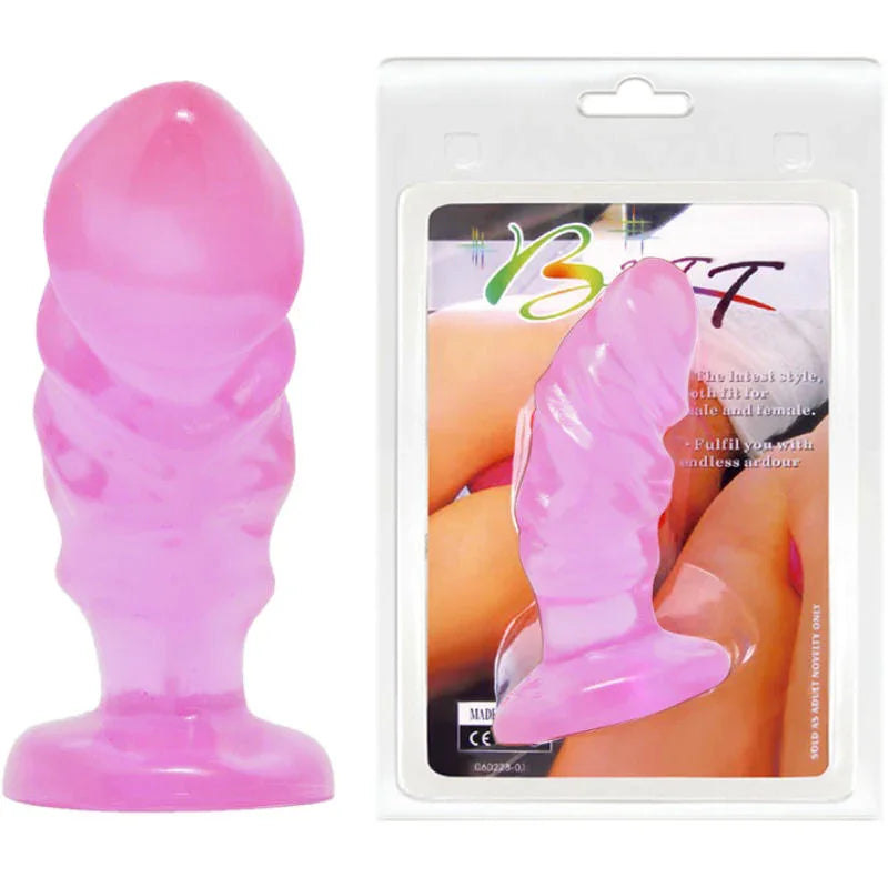 BAILE - PLUG ANAL UNISEX CON VENTOSA ROSA - Nuvica